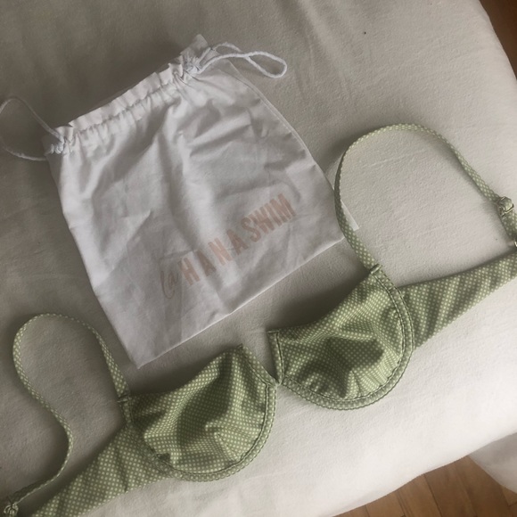 SOLD. LAHANA green polka dot bikini set ✨ - Picture 2 of 6